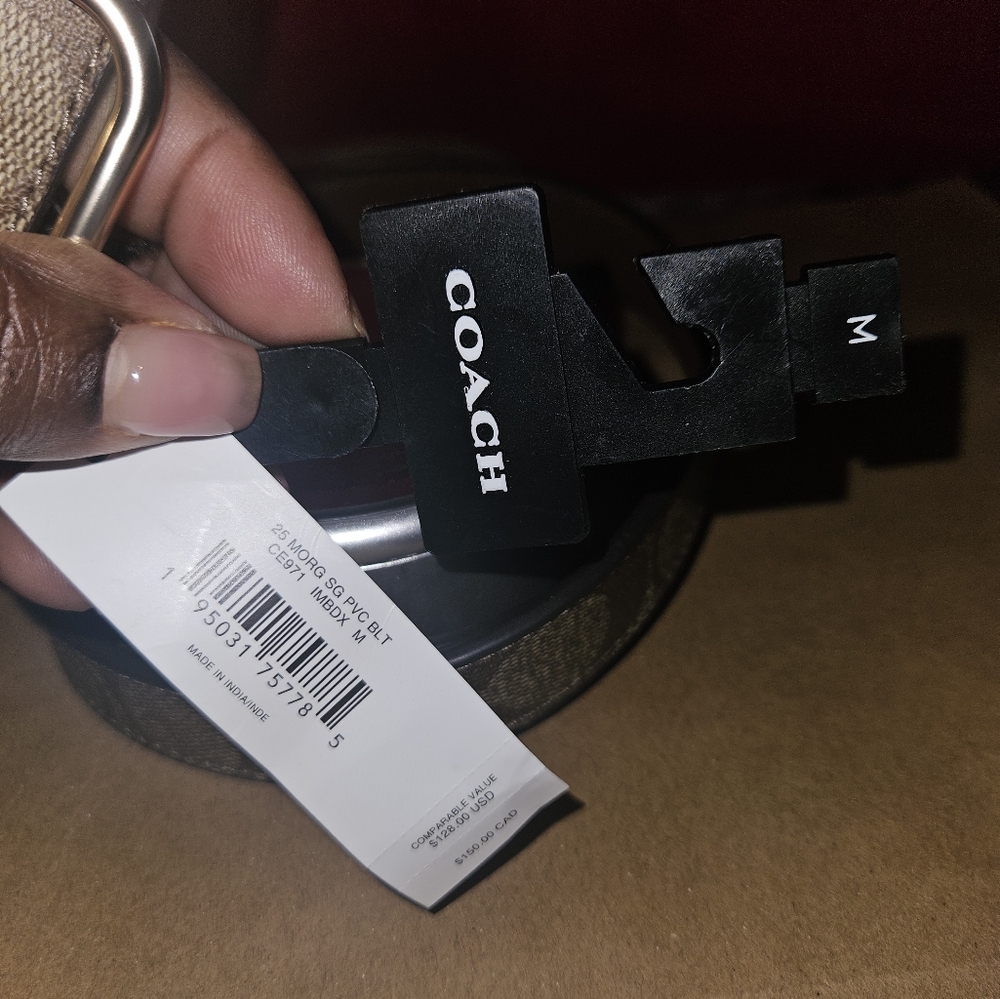 Coach Morgan Signature PVC Belt - Picture 2 of 6